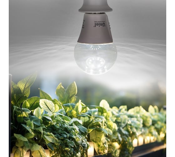 Лампа для растений Uniel LED-A60-10W/SPM3/E27/CL PLP35WH MULTIPLANT UL-00011438