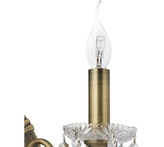 Бра Lightstar CLASSIC 2х60W E14 бронза 700621