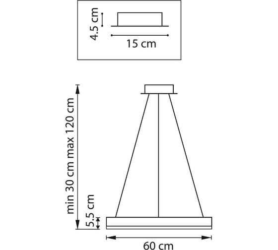 Люстра Lightstar ROTONDA 91W LED 4823LM 120G золото 3000-6000K 736402