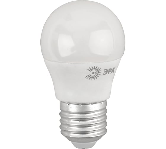Лампочка светодиодная ЭРА RED LINE ECO LED P458W840E27 Е27 / E27 8Вт шар нейтральный белый свет Б0030025