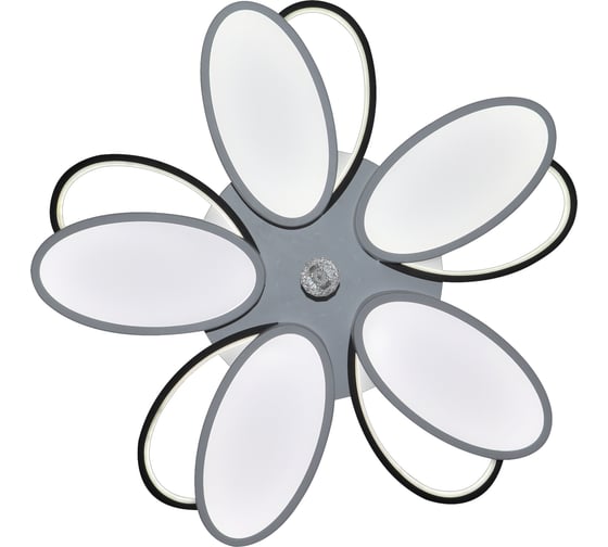 Светодиодный светильник NATALI KOVALTSEVA (люстра) 160W, бело-чёрный, HIGH-TECH LED LAMPS 82045