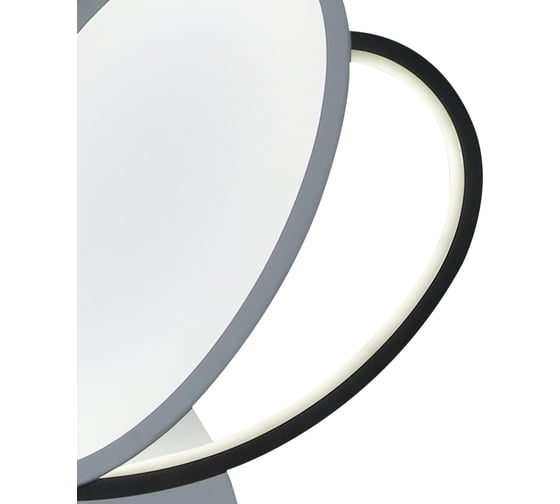 Светодиодный светильник NATALI KOVALTSEVA (люстра) 160W, бело-чёрный, HIGH-TECH LED LAMPS 82045