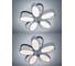 Светодиодный светильник NATALI KOVALTSEVA (люстра) 160W, бело-чёрный, HIGH-TECH LED LAMPS 82045 7