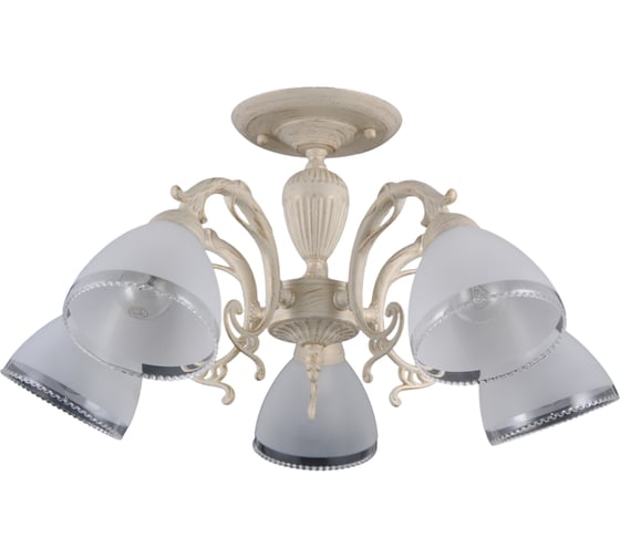 Люстра NATALI KOVALTSEVA 5xE14 40W белое золото BEIGE GOLD 79010/5C