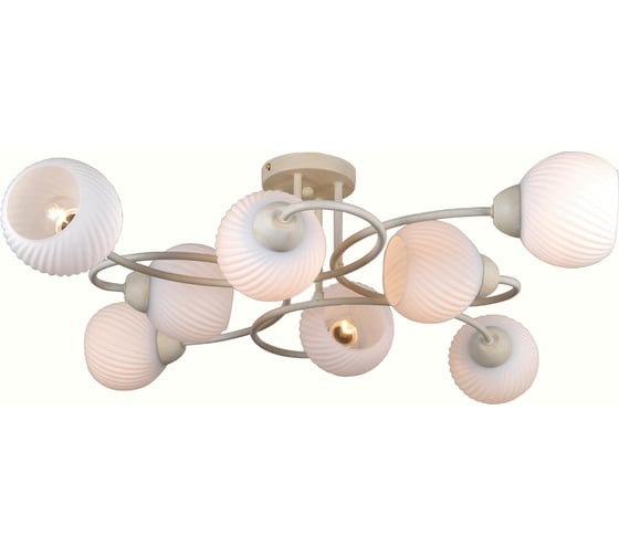 Люстра NATALI KOVALTSEVA 8xE27 40W BEIGE GOLD 81400/8C