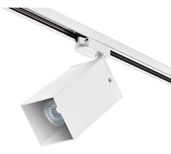 Трековое крепление Lightstar ASTA с 1-фазным адаптером к 2165Х белый 592286