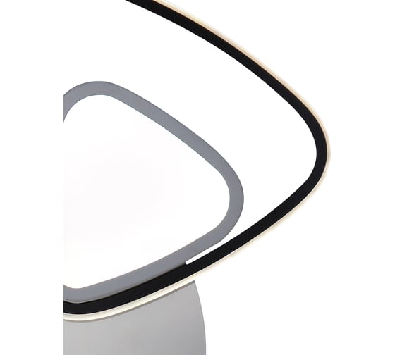 Светодиодный светильник NATALI KOVALTSEVA (люстра) 120W, бело-чёрный, HIGH-TECH LED LAMPS 82047