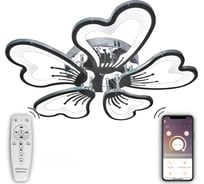 Светодиодный светильник NATALI KOVALTSEVA (люстра) 120W, хром, LED INNOVATION STYLE 83017