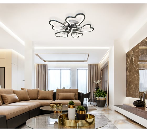 Светодиодный светильник NATALI KOVALTSEVA (люстра) 120W, хром, LED INNOVATION STYLE 83017