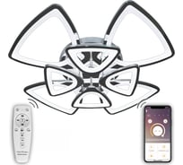 Светодиодный светильник NATALI KOVALTSEVA (люстра) 240W, хром, LED INNOVATION STYLE 83019