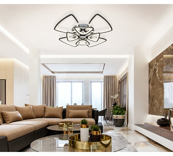 Светодиодный светильник NATALI KOVALTSEVA (люстра) 240W, хром, LED INNOVATION STYLE 83019