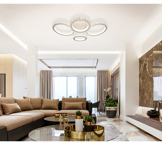 Светодиодный светильник NATALI KOVALTSEVA (люстра) 160W, белый, LED INNOVATION STYLE 83020