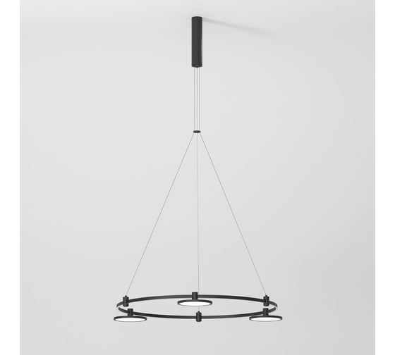 Шинопровод Elektrostandard Esthetic Magnetic с тросовыми креплениями Round черный 800 Ø a065428