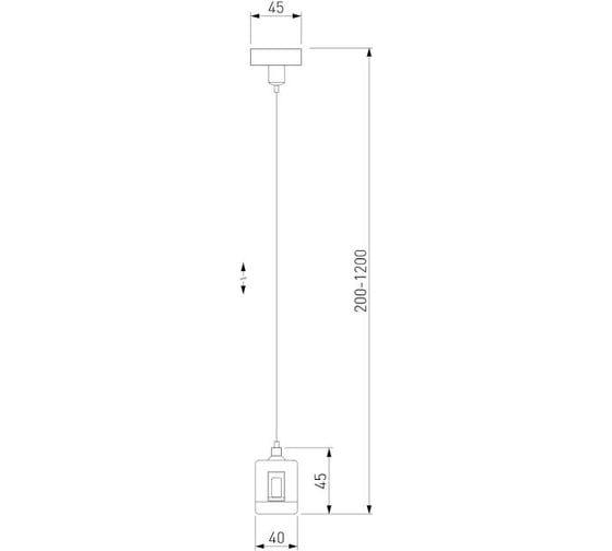 Набор для подвеса с коннектором Elektrostandard Esthetic Magnetic a065441