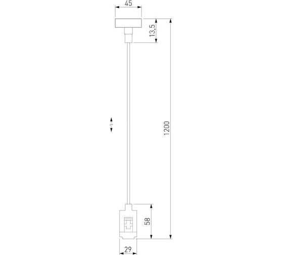 Подвесной комплект с вводом питания Elektrostandard Esthetic Magnetic a065438