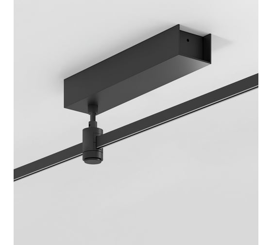 Декоративная стойка Elektrostandard Esthetic Magnetic с вводом питания с местом под трансформатор h124 mm SMALL a065432