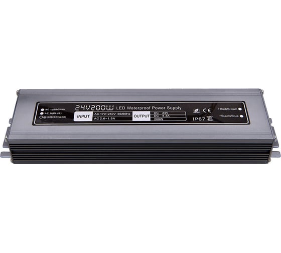 Блок питания SWG MINI Al, TPW, 200W, влагозащитный, 24V, MTPW-200-24 00-00001280