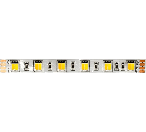 Светодиодная лента SWG, 14.4 Вт/м, SMD5050, открытая, IP20, 24В, цвет микс 30000+6000К 00-00003611
