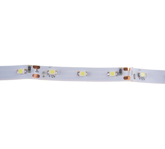 Светодиодная лента SWG, 4.8 Вт/м, SMD3528, IP20, скотч, 3М, холодный белый 00-00006315