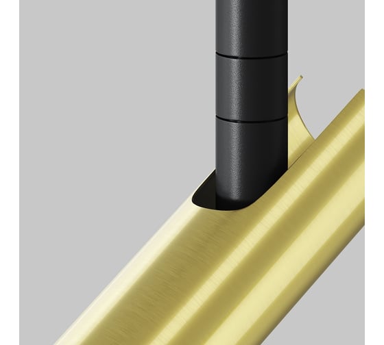 Подвесной светильник MAYTONI Focus T LED 6W алюминий Черный и Латунь P141RS-L125-6W3K-BBS