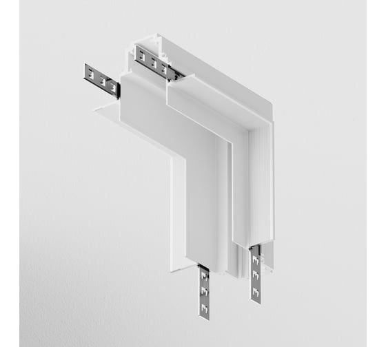 Коннектор угловой MAYTONI Gravity внутренний, встраиваемый, белый TRA010ICL-22W 1