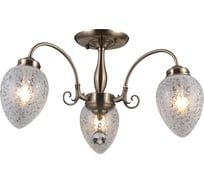 Люстра NATALI KOVALTSEVA классика 3xE14 5W латунь ZARAGOZA ANTIQUE BRASS 81050-3C
