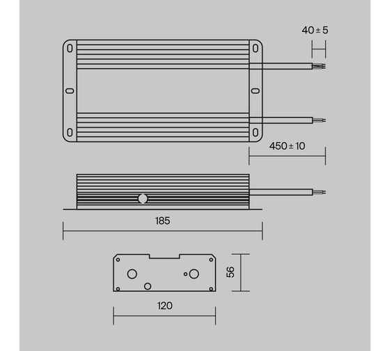 Блок питания MAYTONI PSL008-480W-48V-IP67