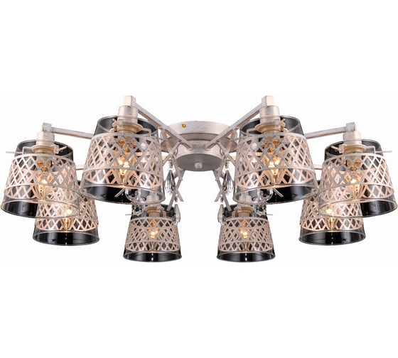 Люстра NATALI KOVALTSEVA 8xE14 40W Lyon IVORY GOLD 75084-8C