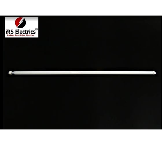 Лампа IRS Electrics типа т8, 18 вт. стеклянная колба, размеры 28x1197 мм, цоколь g13, цветовая температура 6500 к, световой поток 1600 лм, холодный белый свет, 220-240в, 50 гц. ARD258877