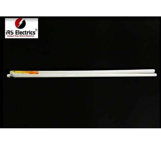 Лампа IRS Electrics типа т8, 18 вт. стеклянная колба, размеры 28x1197 мм, цоколь g13, цветовая температура 6500 к, световой поток 1600 лм, холодный белый свет, 220-240в, 50 гц. ARD258877