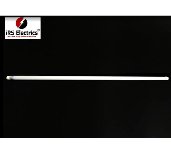 Лампа IRS Electrics типа т8, 22 вт. пластиковая колба, размеры 28x1197 мм, цоколь g13, цветовая температура 6500 к, световой поток 2000 лм, холодный белый свет, 220-240в, 50 гц. ARD258878