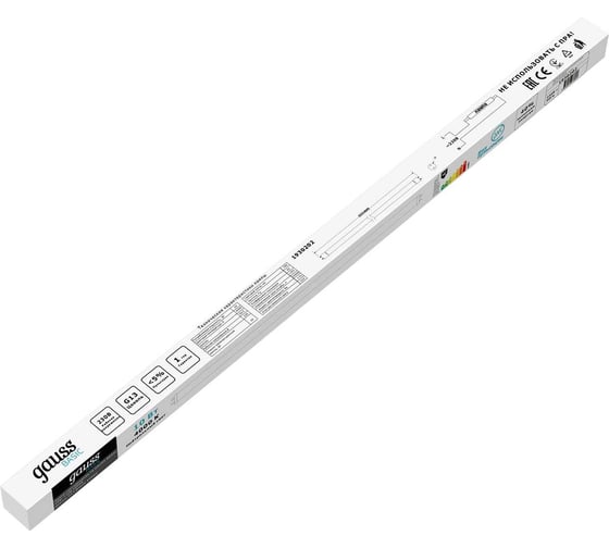 Лампа Gauss Basic T8 10W 780lm 4000K G13 600mm стекло LED 1930202