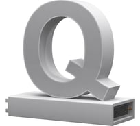 Светодиодная буква Q ABCMIX магнитное соединение, 100 мм -Q-100-magnetic