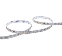 Светодиодная лента Wolta 5 метров SMD5050, мощность 14,4Вт, цветная + белая RGB+W, 4000K Дневной свет, входное напряжение 24В, IP20, 910лм/м, артикул WLS5050-14,4W/RGBW-4000/24H60-01