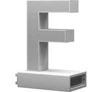 Светодиодная буква F ABCMIX магнитное соединение, 100 мм -F-100-magnetic