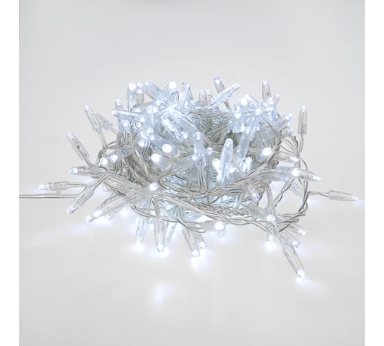 Гирлянда NEON-NIGHT Кластер 10м, 400LED, IP65, соединяемая, цвет свечения белый 303-645