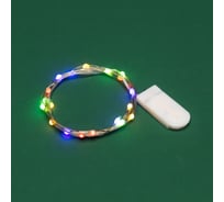 Гирлянда Neon-Night Роса с крупными каплями 2м, 20 LED мультиколор, IP20, 2хCR2032 в комплекте 302-009