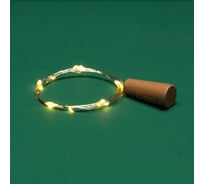 Гирлянда Neon-Night Роса с пробкой 2м, 20 LED теплый белый, IP20, 3хLR44 в комплекте 302-026