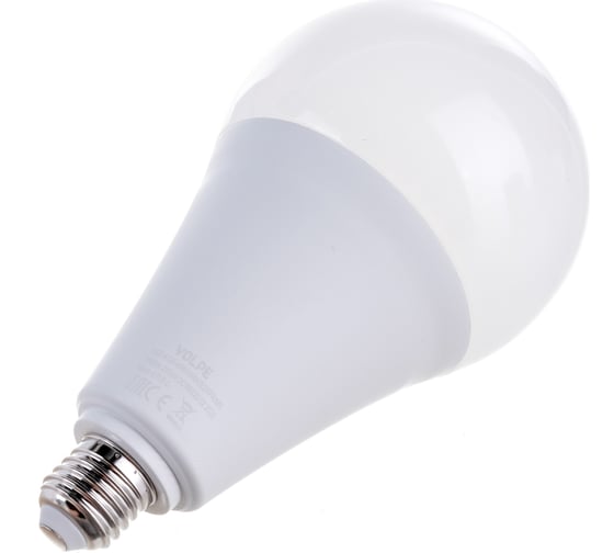 Светодиодная лампа Volpe LED-A120-45W/4000K/E27/FR/NR матовая UL-00005611
