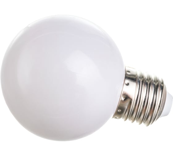 Светодиодная декоративная лампа Volpe LED-G60-3W/6000K/E27/FR/С Форма шар, матовая UL-00006956