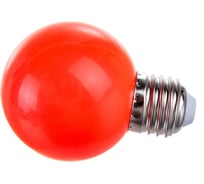 Светодиодная декоративная лампа Volpe LED-G60-3W/RED/E27/FR/С UL-00006959