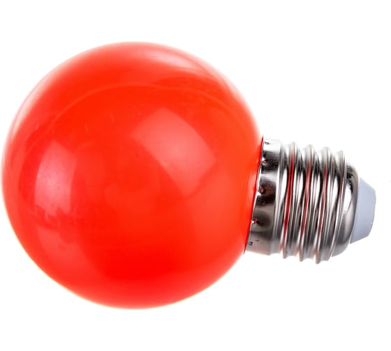 Светодиодная декоративная лампа Volpe LED-G60-3W/RED/E27/FR/С UL-00006959
