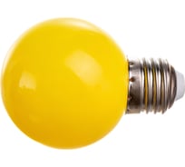 Светодиодная декоративная лампа Volpe LED-G60-3W/YELLOW/E27/FR/С UL-00006961