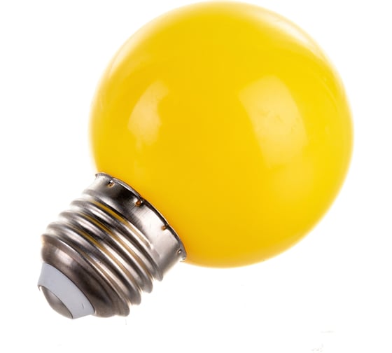 Светодиодная декоративная лампа Volpe LED-G60-3W/YELLOW/E27/FR/С UL-00006961