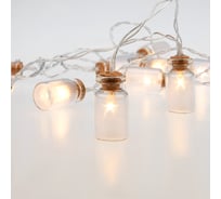 Гирлянда Neon-Night Баночки 1.5м, 10 LED теплый белый, 2 х АА 303-096
