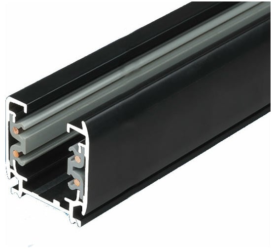 Осветительный шинопровод Uniel UBX-AS4 BLACK 300 POLYBAG Трехфазный 3 м 09729