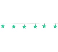 Светодиодная гирлянда NEON-NIGHT Звездопад бирюзовая 10 LED, 2,25м 304-004