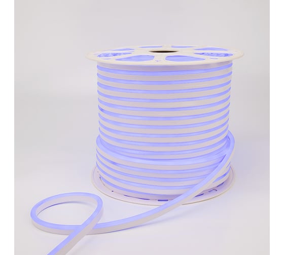 Гибкий неон NEON-NIGHT LED SMD 8х16мм синий 120 LED/м бухта 100м 131-043
