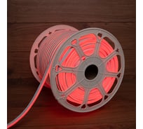 Гибкий неон NEON-NIGHT LED SMD 8х16мм двухсторонний красный 120 LED/м бухта 100м 131-092