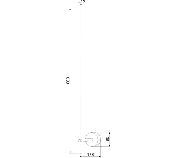 Светильник настенный светодиодный Elektrostandard Fine LED 4000К 40132/LED латунь a067491